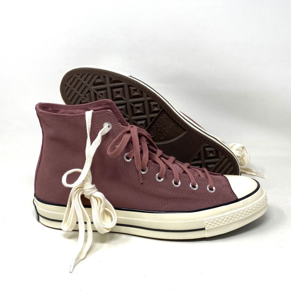 Converse Chuck 70 Shoes High Top Men’s Suede Saddle Black Sneakers Size A01456C - Picture 4 of 9
